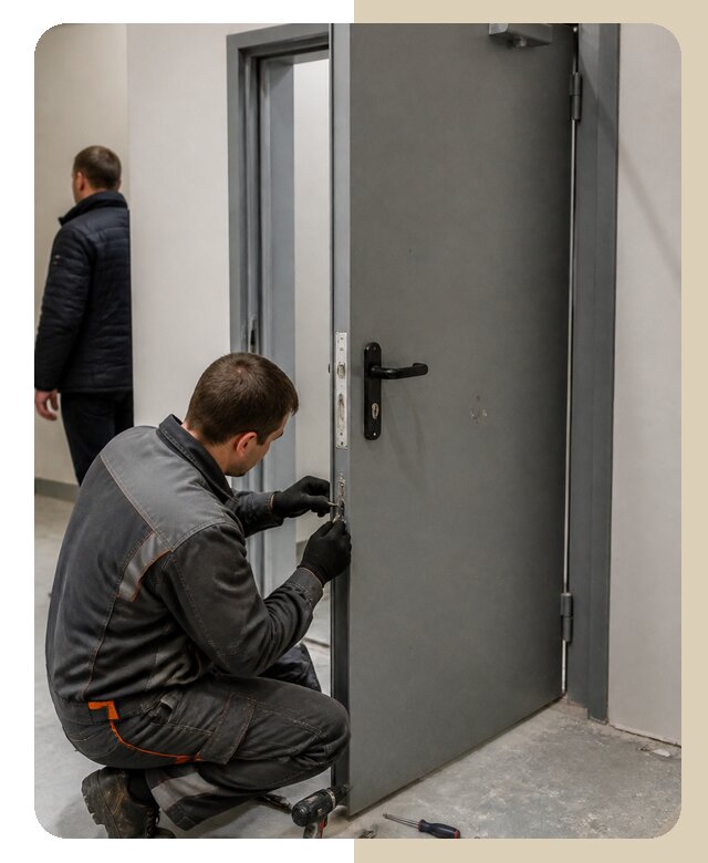 Ремонт противопожарной двери в Кимрах по цене 6785 р. | ДвериЛегко-Кмы