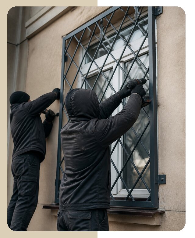 Установка антивандальных решеток на окна в Кимрах